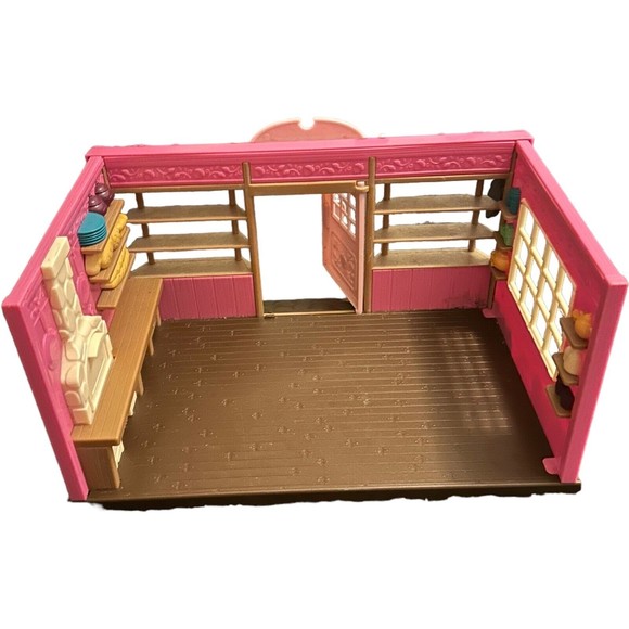 Lil Woodzeez Bataat Bakery Shop Calico Critters Play Set Pink Building Only Toy - Picture 6 of 16
